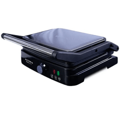 Grill Mallory Asteria com Placas Ajustáveis Preto Inox 220V