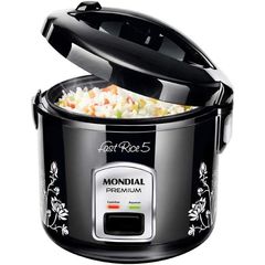 Panela Elétrica Mondial NPE-08-5X Arroz 5 xícaras preto 220v