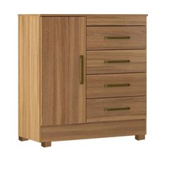 Cômoda Demóbile 4 Gavetas Com Sapateira e Pé Montevideu Amêdola/Touch