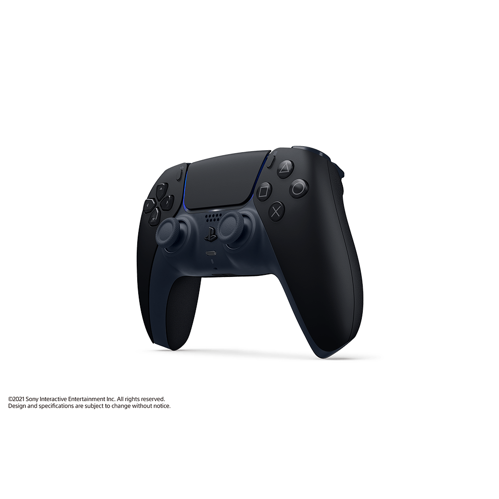 Controle PS5 Dualsense Midnight Black, Gatilhos Adaptáveis