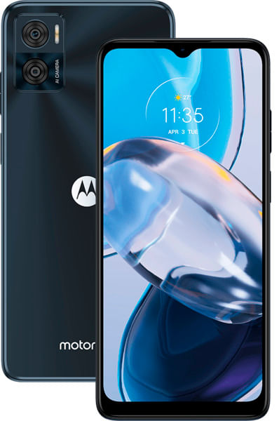 Celular Motorola Moto E22 , 128GB, 4GB RAM, Octa-Core, Câmera Dupla, Preto  - LOJAS 2000