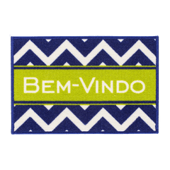 Tapete Bem-Vindo Corttex 40cm x 60cm Antiderrapante Estampado