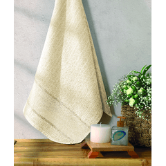 Toalha de Banho Dohler Firenze III Para Bordar 70cm X 1,40M 100% Algodão Marfim