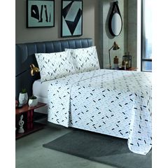 Jogo de Cama Dohler Queen 04 Peças Priori 100% Algodão Lenny