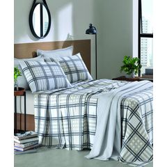 Jogo de Cama Dohler Queen 04 Peças Premium 100% Algodão 180 Fios Veneza 01