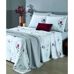 Jogo de Cama Dohler Solteiro 03 Peças Premium 100% Algodão 180 Fios Lucy
