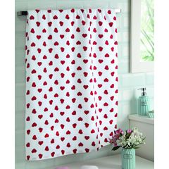 Toalha de Banho Dohler Prisma Estampada 70cm x 140cm Formosa Vermelha