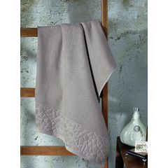 Toalha de Rosto Dohler Jacquard Confort Caqui 50cm x 90cm FJ-6509