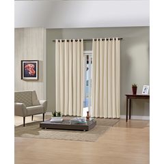 Cortina Bella Janela Pratika Slim 2,60 x 1,70 Areia