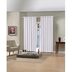 Cortina Bella Janela Pratika Slim 2,40 x 1,60 Branco