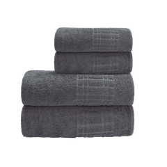 Toalha de Banho Loft Camesa 70cm x 130cm Cinza