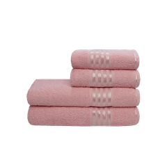 Toalha de Banho Decor Camesa 62cm x 120cm Rosa