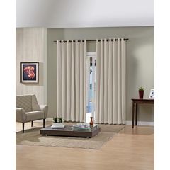Cortina Bella Janela 2,40 Cm X 1,60 Cm Pratika Slim Latte