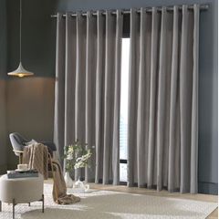 Cortina Bella Janela 5,40 Cm X 2,80 Cm Rústica Pantex Titânio