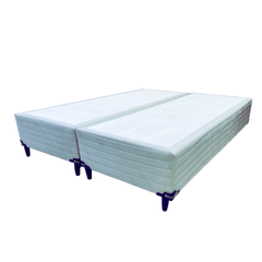 Base Box Queen Topázio 158X198X42 Vigor Bege