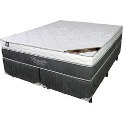 Conjunto Box King 193x203x76 Romance Eurosono (Cinza)