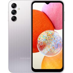 Samsung Galaxy A14 SM-A145M/DS Prata, Tela Infinita 6.6", Camera Tripla 50mp+5mp+2mp, Camera Frontal 13mp, 128GB de Memo