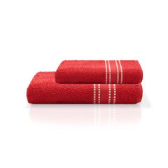 Toalha de Banho Camesa Linea 62 cm x 120 cm Vermelho