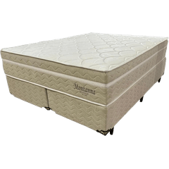 Conjunto Box Queen 158x198x75 Montana Zeflex