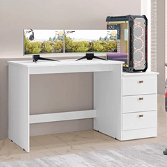 Mesa Gamer Para Computador Tuboarte Branca