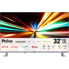 Smart Tv 32" Philco Led PTV32G23AGSSBLH 220v Philco Prata