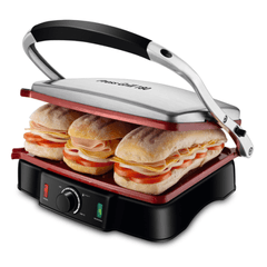 Grill Elétrico Mondial Press PG-02 Abertura 180° Vermelho 1800W