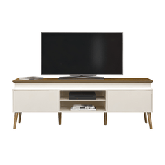 Rack Artely Lumina Com Luz De Led Pinho/Off White