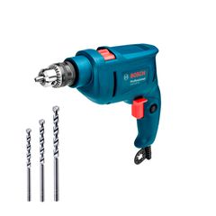 Furadeira de Impacto Bosch GSB 450RE 450W +3 Brocas Azul 220V