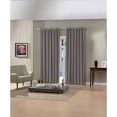 Cortina Bella Janela Pratika Slim Lisa 3,00 X 2,50 Duna