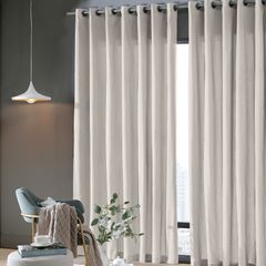 Cortina Bella Janela Rustica Pantex 2,00 X 1,60 Natural