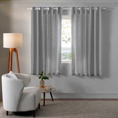 Cortina Bella Janela Pratika 2,60M X 1,70M Glam Slim Aluminio