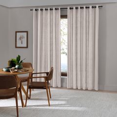 Cortina Bella Janela Corta Luz Uni Rubi Design 2,60 X 1,70 Areia