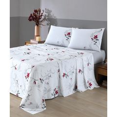 Jogo de Cama Dohler Queen 04 Peças Premium 100% Algodão 180 Fios Lucy