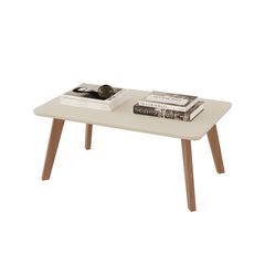 Mesa de Centro Tuboarte Sibele Freijó Off White
