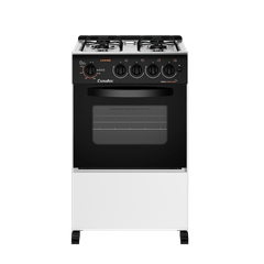 Fogão Esmaltec Caribe 4112 4 Bocas com Acendimento Automático Sem Tampa Branco 220v