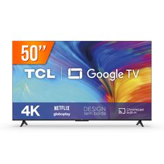 Smart TV Led 50" TCL P635 Google TV, 4K Full HD, Google Assistente