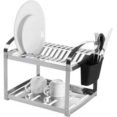 Escorredor de Pratos Brinox Suprema quantidade (16 Pratos Inox)