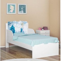 Cama Infantil Tuboarte Princesa Cristal Branco