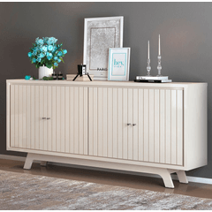 Buffet Dj Brise 4 Portas Off White