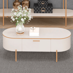 Mesa de Centro DJ Celena Off White