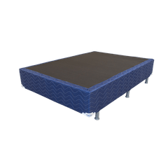 Base Box Casal Ortolar 138X188X43 Dreams Azul