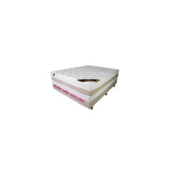 Colchão King Eurosono 193X203X40 Euro Plus Mônaco Molas Ensacadas c/ 1 Eurotop Marfim