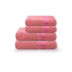 Toalha de Banho Camesa Melody 70 cm x 130 cm Rosa Escuro