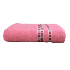 Toalha de Banho Urbe Camesa 70cm x 130cm Rosa