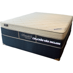 Base Box Casal Zeflex 138x188x43 Sensation Azul