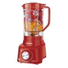 Liquidificador Mondial L-900 Turbo com Filtro 5 Velocidades 900W Red 220V
