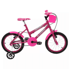 Bicicleta Cairu Aro 16  Fadinha MTB Reb Cairu com cestinha