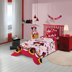 Jogo de Cama Infantil Lepper 02 Peças Minnie