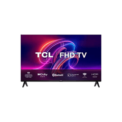 TCL LED Smart TV 40” S5400A FHD Android TV com Wi-Fi e Bluetooth integrados, controle remoto com comando de voz.