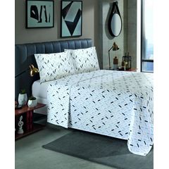 Jogo de Cama Dohler Casal 04 Peças Priori 100% Algodão Lenny